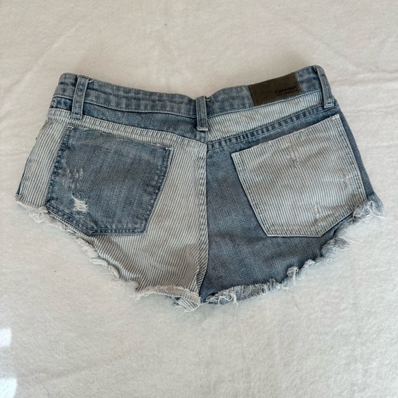 Multi-Patterned Jean Shorts - Picture 2 of 3